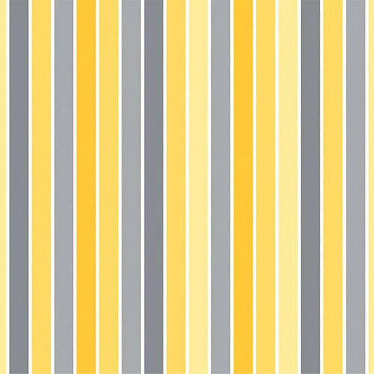 $5/yard  $35/8 yard BOLT Gray, Yellow, White Stripes