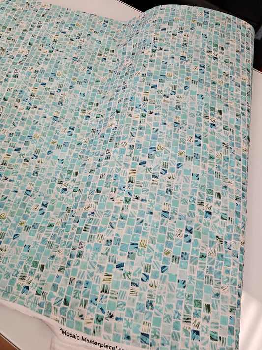 Hoffman Mosaic Masterpiece in Seafoam by Chery Lynch S4808-79