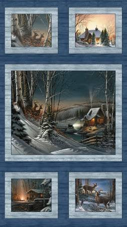 Benartex Winter Season by Terry Redlin 24" Panel