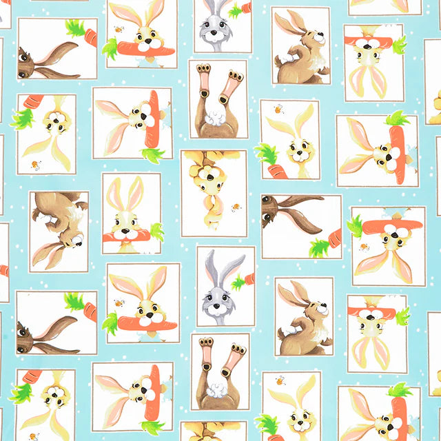 Clothworks Harold the Hare Patchwork