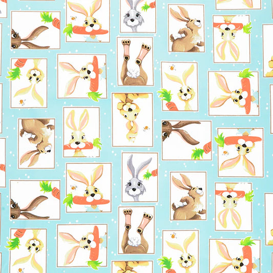 Clothworks Harold the Hare Patchwork