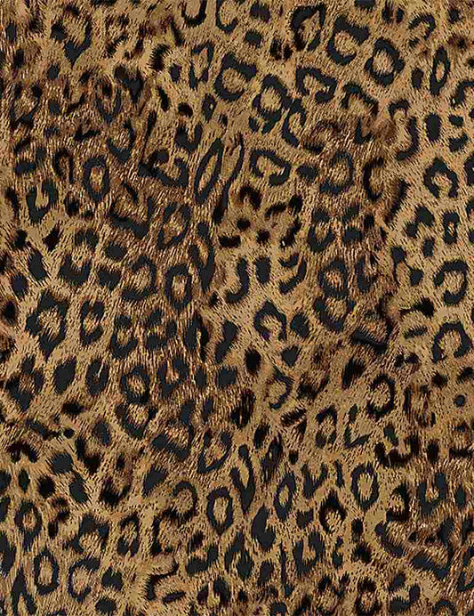 Timeless Treasures Wild At Heart Wild Shadow Box Leopard WILD-C2717