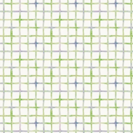 P&B Textiles Little Darlings Green Check