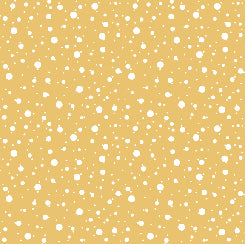 QT Fabrics Steampunk Christmas Dots Yellow