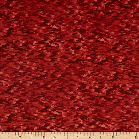 P&B Textiles By The Peaceful Shore Sand Texture Red 04215-R