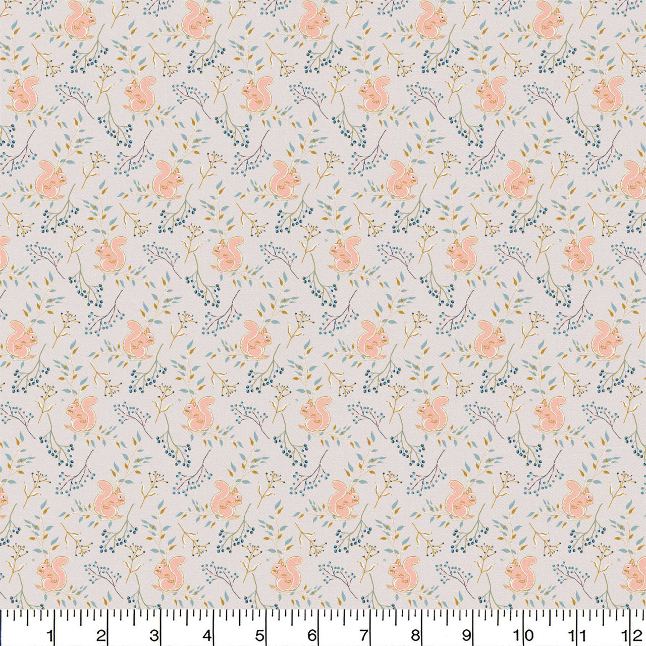 $5/yard  $35/Bolt Squirrel Cream