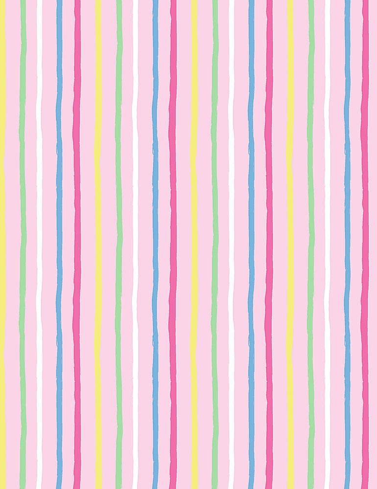 Dear Stella Meowmi Beach Candy Stripe Pink D2123