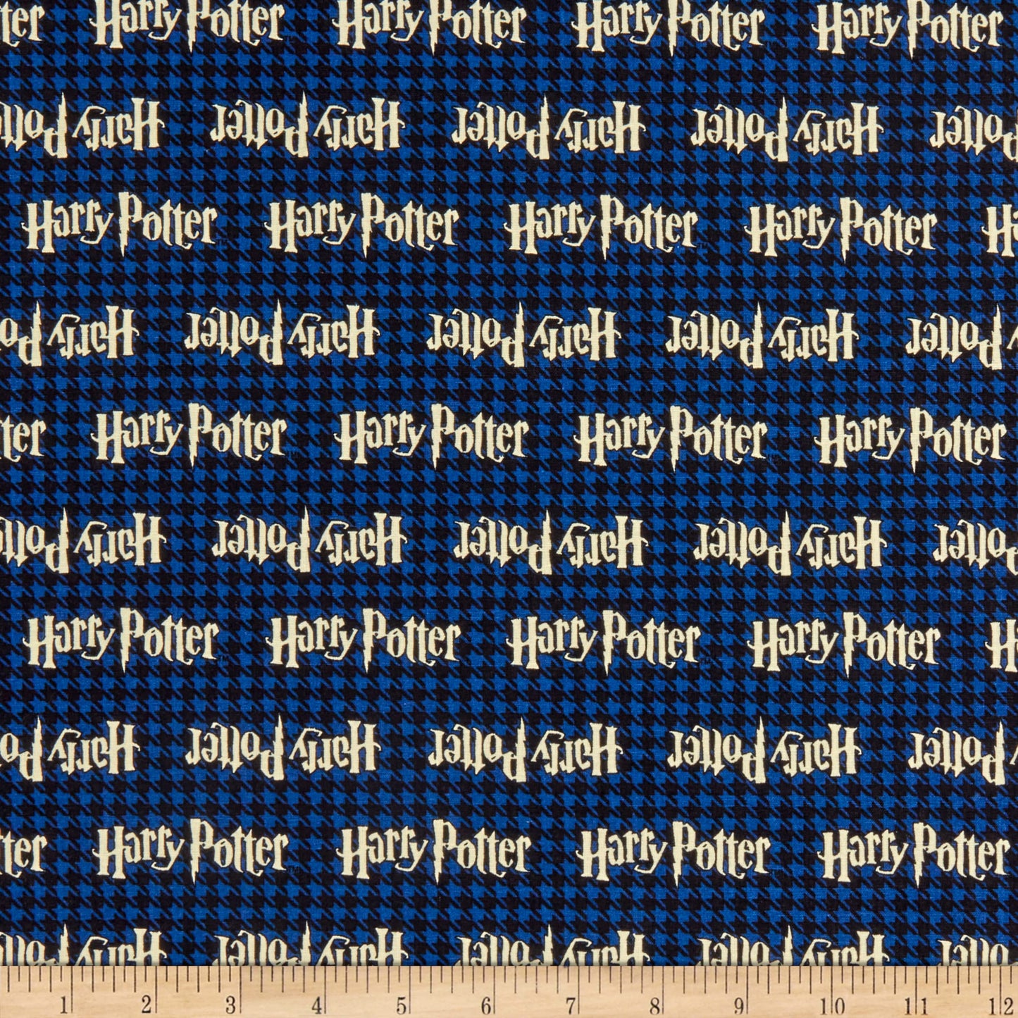 $5/yard  $35/Bolt Licensed Harry Potter Houndstooth Black 23800214