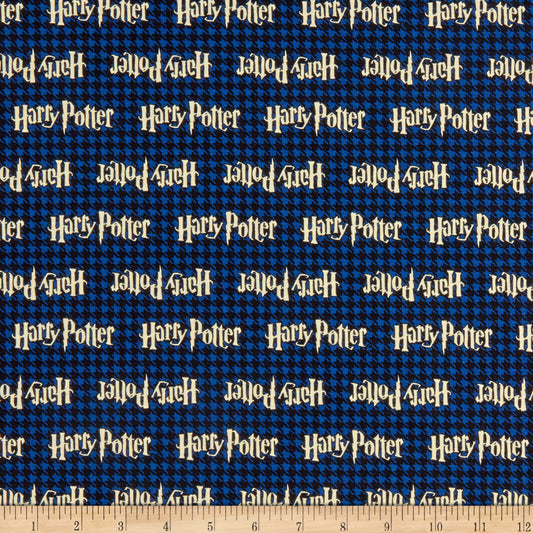 $5/yard  $35/Bolt Licensed Harry Potter Houndstooth Black 23800214