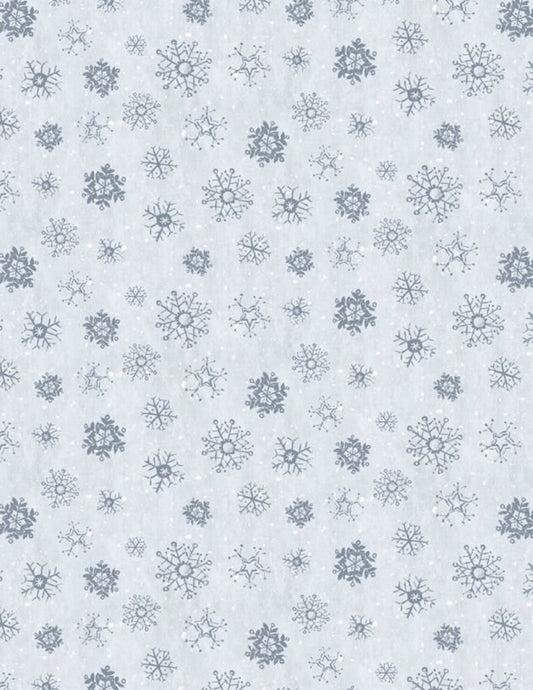 Wilmington Woodland Forest Snowflakes Light Blue Snowflakes 30411-17788-441