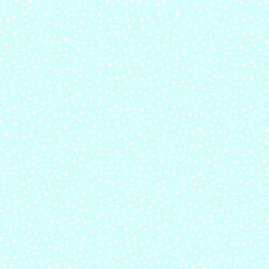 Clothworks Susybee Irregular Dot Light Aqua SB20171-925
