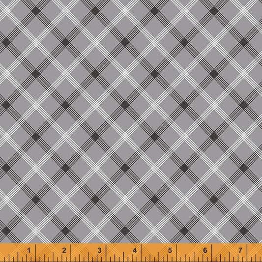 Windham Sketchbook Bias Plaid Cement 53086-10