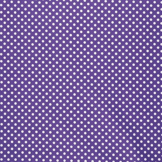 Mook Fabrics Medium Dots Bright Purple