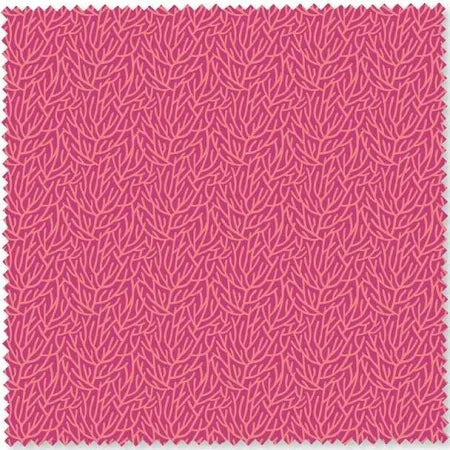 Felicity Fabrics Maker Mermaid Sunset Coral Pink 610059