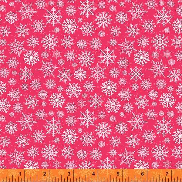 Windham Snowflakes Noel Red 53049-6