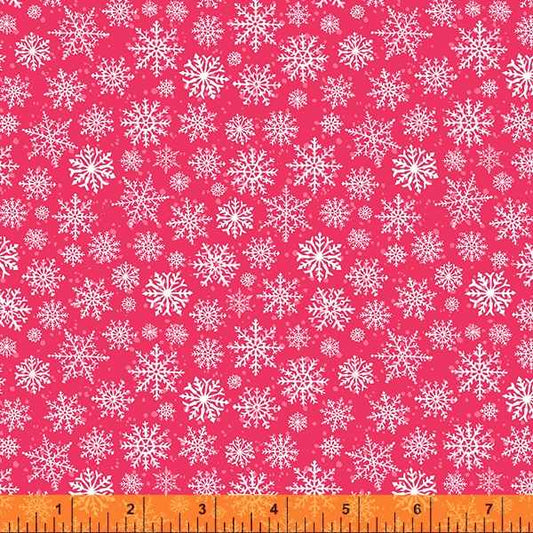 Windham Snowflakes Noel Red 53049-6