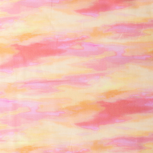 QT Fabrics Sunrise Pink and Yellow