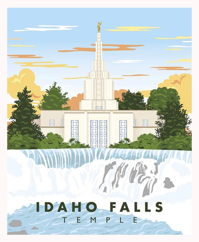 Riley Blake Destinations Idaho Falls Panel