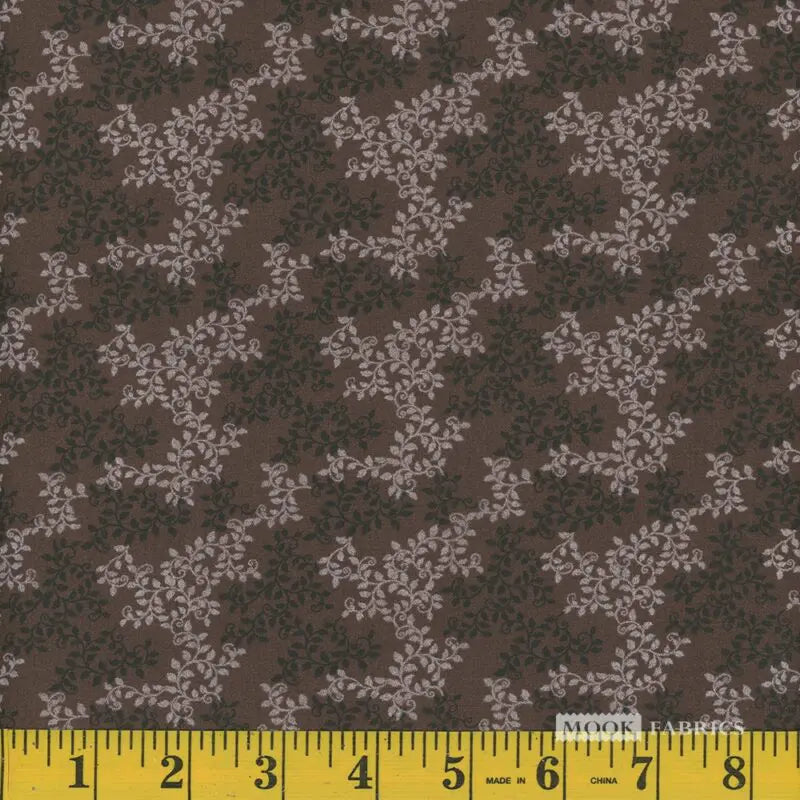 Mook Narrow Leaves Brown 104240