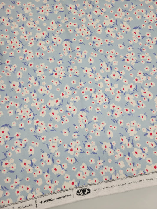 Art Gallery Fabrics Flannel Periwinkle Blue