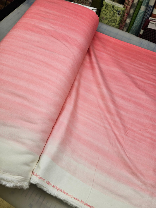 Riley Blake Flannel Ombre Pink F11453