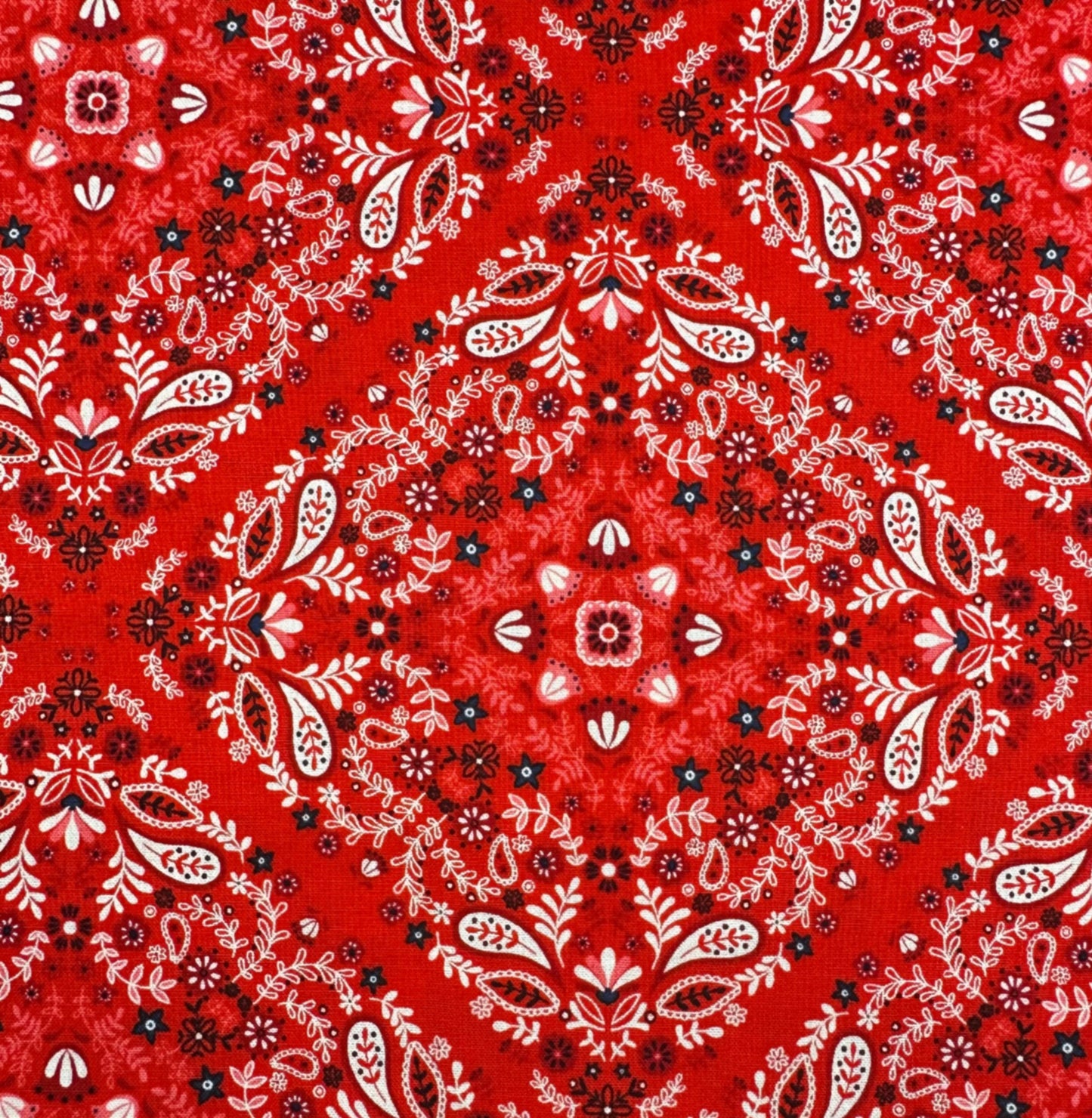 Red Bandana (1 yard PRE-CUT)